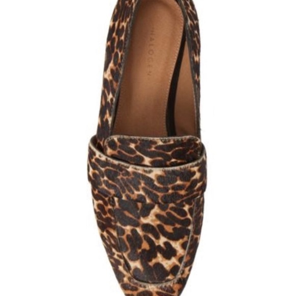 Halogen Lucy Calf Hair Slip On Loafers Leather NIB Sz 7 - Picture 6 of 10